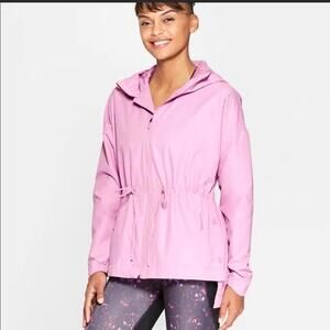Champion C9 Womens (S) Mauve Pink Lightweight Weatherproof Anorak Jacket Lined